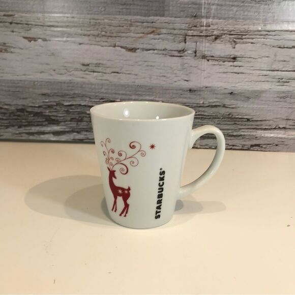 𝅺starbucks Reindeer Christmas Mug 2011 13 fl oz - Picture 1 of 4